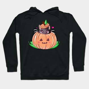 Cute Cat Pumpkin Hoodie